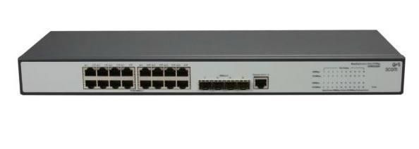 JE005A#ABA HP ProCurve 1910-16G 16-Ports 10/100/1000Base-T + 4-Ports SFP (mini-GBIC) Slots Layer 3 Managed Switch