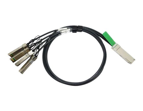 JG330-61001 HPE FlexNetwork X240 3-Meter QSFP+ to 4 x SFP+ Connectors Direct Attach Copper Splitter Cable
