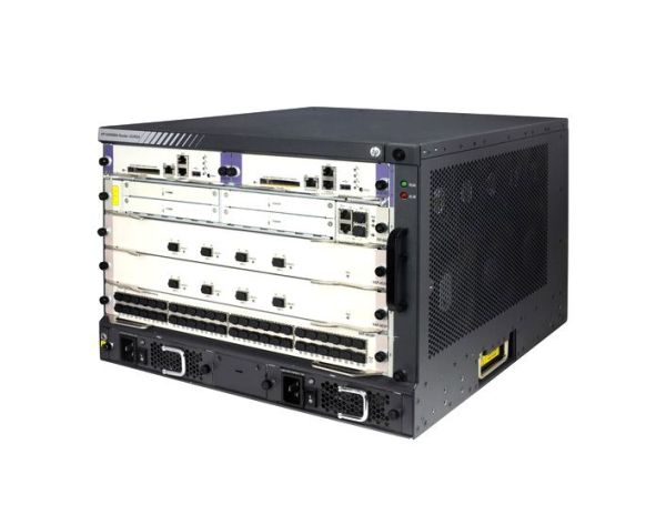 JG362B HPE FlexNetwork HSR6804 2 x SAP Slots + 4 x HIM Slots + 8 x MIM Slots 5U Rack-mountable Router Chassis