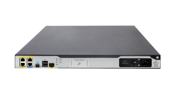 JG409-61401 HPE MSR3000 MSR3012 3 x Ports 1000Base-T WAN + 2 x SIC Slots + 1 x HMIM Slot + 1 x VPM Slot 2.6Mb/s 1U Rack-mountable Router