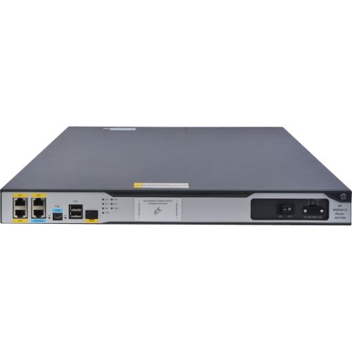 JG410A HP MSR3012 3 Ports Management Port 5 Slots Gigabit Ethernet 1U Rack-mountable DC Router