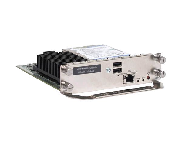 JG532-61101 HPE FlexNetwork MSR 1 x Port 1000Base-T + 2 x Ports USB 1U Rack-mountable Open Application Platform (OAP) MIM Module With Vmware Vsphere for MSR30 Series
