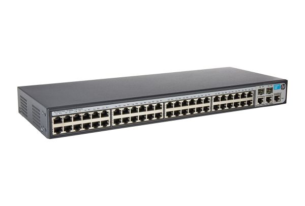 JG540-61002 HPE OfficeConnect 1910 Series 1910-48 48 x Ports 10/100Base-T + 2 x SFP Ports + 2 x GBE Ports Layer 3 Managed Fast Ethernet Network Switch
