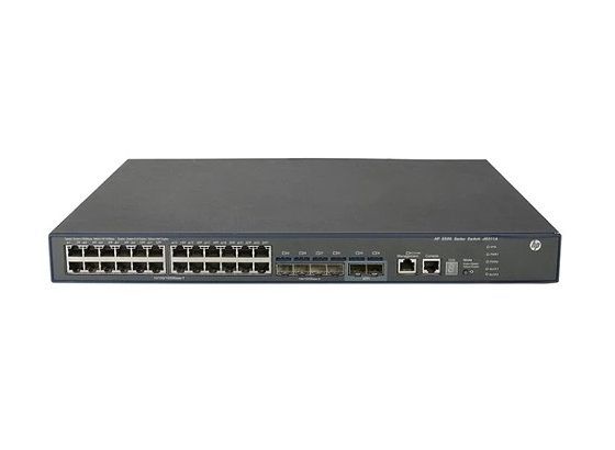 JG681-61001 HP 5500-24SFP-2G-2SFP+ 24 x Ports 24 x SFP Ports 1000Base-X + 4 x RJ-45 Ports + 2 x SFP+ Ports Layer 2 Managed Rack-mountable Gigabit Ethernet Network Switch