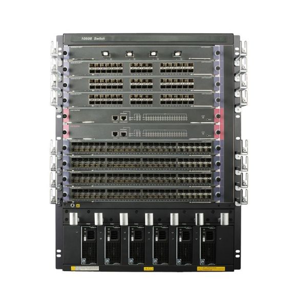 JG821AR HPE FlexNetwork 10500 Series 10508 12 x Expansion Slots Layer 3 Managed 14U Rack-mountable Switch Chassis