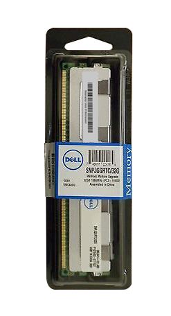 JGGRT Dell 32GB DDR3-1866MHz PC3-14900 ECC Registered CL13 240-Pin DIMM 1.35V Low Voltage Quad Rank Memory Module