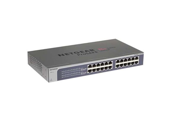 JGS524Ev2 Netgear Prosafe JGS524E 24 x RJ-45 Ports 10/100/1000Base-T Rack-mountable Unmanaged Gigabit Ethernet Network Switch