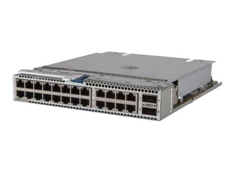JH182-61001 HPE 24 x Ports 10GBase-T + 2 x Ports QSFP+ Gigabit Ethernet MACsec Module for FlexFabric 5930 Series Switches