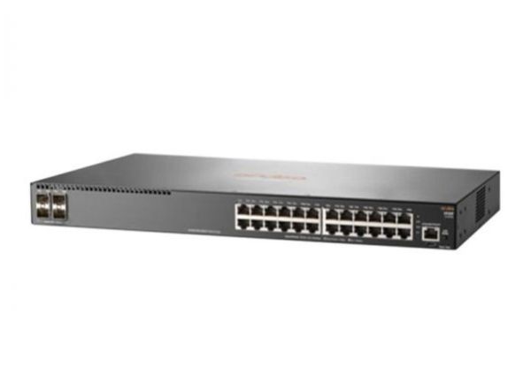 JL253A HP Aruba 2930F 24 x Ports 10/100/1000Base-TX + 4 x SFP+ Layer-3 Managed Gigabit Ethernet Network Switch
