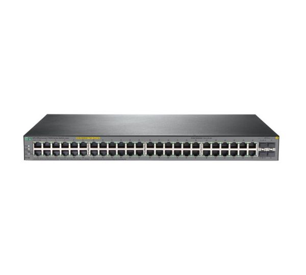 JL386A#ABA HPE OfficeConnect 1900 Series 1920S 48G 4SFP PPoE+ 24 x RJ-45 Ports PoE+ 10/100/1000Base-T + 24 x RJ-45 Ports + 4 x SFP Ports Layer 3 Managed Rack-mountable Gigabit Ethernet Network Switch