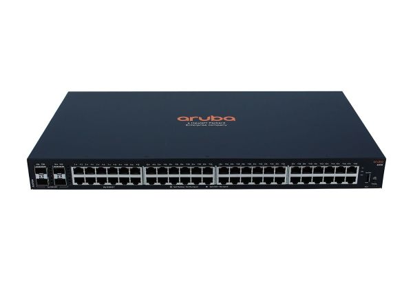 JL676A#ABB HP Aruba CX 6100 Series 6100 48G 4SFP+ 48 x RJ-45 Ports 10/100/1000Base-T + 4 x SFP+ Ports Layer 3 Managed Rack-mountable Gigabit Ethernet Network Switch