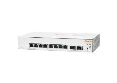 JL680A HPE Aruba Instant On 1930 Series 1930 8G 8 x Ports 1000Base-T + 2 x SFP Layer 3 Managed 1U Rack-Mountable Gigabit Ethernet Network Switch