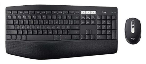 K920-009442-D Logitech Palm Rest Wireless Keyboard K850 and M585 Mouse Combo