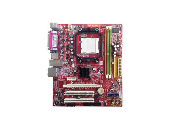 K9N6SGM-V MSI Socket AM2 AMD Nvidia GeForce 6100 Chipset Micro-ATX System Board (Motherboard) Supports Athlon 64 X2/Athlon 64 FX/Athlon 64 DDR2 2x DIMM