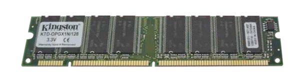 KTD-OPGX1N/128 Kingston Technology 128MB 100MHz PC100 non-ECC Unbuffered CL2 168-Pin DIMM 3.3V Memory Module
