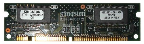 KTH-LJ4000/32 Kingston Technology 32MB non-ECC Unbuffered 100-Pin DIMM Memory Module for HP LaserJet