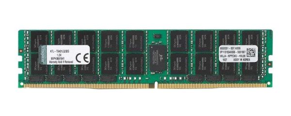 KTL-TS421LQ/32G Kingston Technology 32GB DDR4-2133MHz PC4-17000 ECC Registered CL15 288-Pin Load Reduced DIMM 1.2V Quad Rank Memory Module