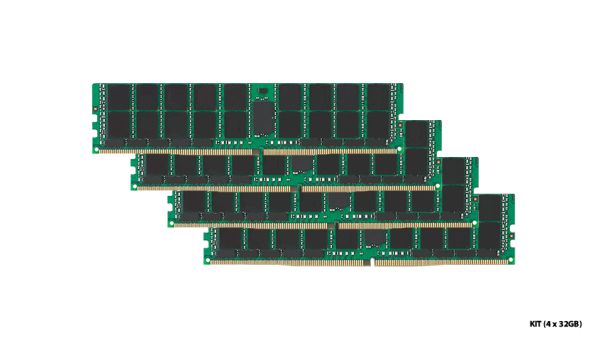 KTS-V880/8G Kingston Technology 8GB Kit (4 X 2GB) 100MHz PC100 ECC Registered CL2 232-Pin DIMM 3.3V Memory