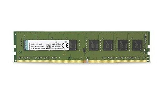 KVR21N15S8/4 Kingston Technology 4GB DDR4-2133MHz PC4-17000 non-ECC Unbuffered CL15 288-Pin DIMM 1.2V Single Rank Memory Module