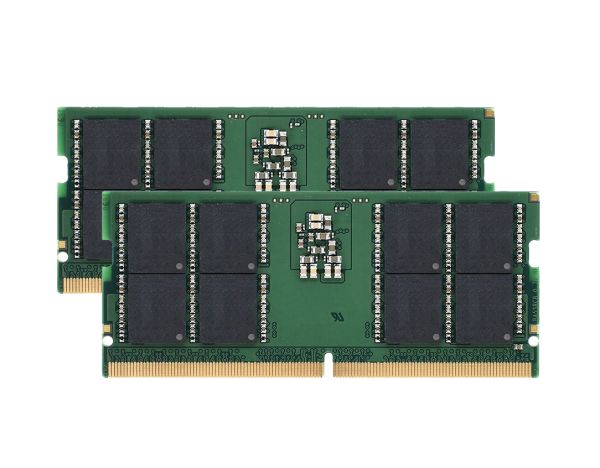 KVR52S42BS6K2-16 Kingston 16GB Kit (2x8GB) DDR5-5200MHz PC5-41600 Non-ECC Unbuffered CL42 262-Pin SODIMM 1.1V Single Rank Memory Module