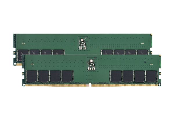 KVR52U42BD8K2-64 Kingston 64GB Kit (2x32GB) DDR5-5200MHz PC5-41600 Non-ECC Unbuffered CL42 288-Pin UDIMM 1.1V Dual Rank Memory
