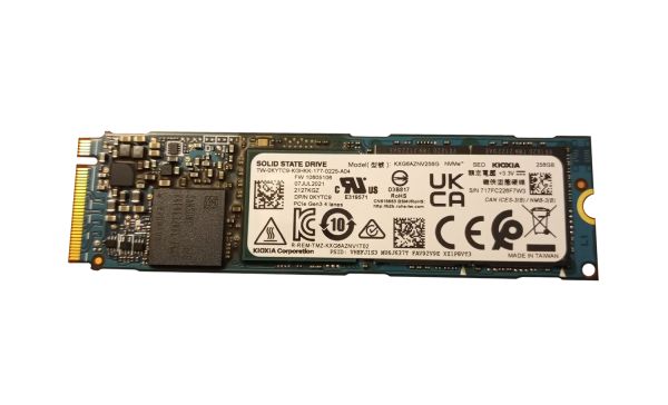 KXG5AZNV256G Toshiba XG5 Series 512GB Triple-Level Cell PCI Express NVMe 3.0 x4 M.2 2280 Solid State Drive