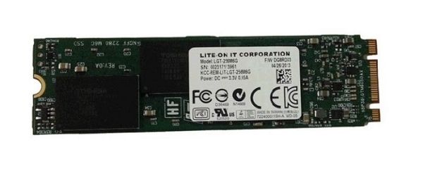 LGT-256M6G Lite On 256GB mSATA 6Gb/s NGFF M.2 Solid State Drive