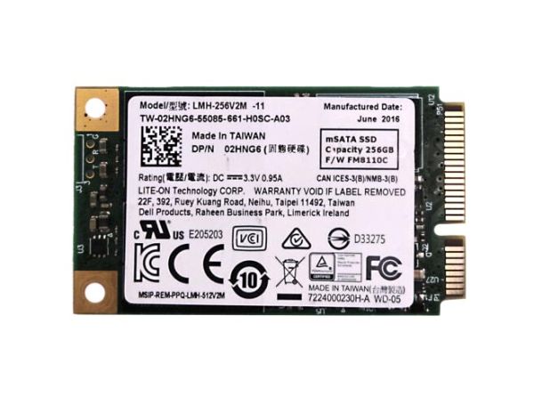 LMH-256V2M Lite On ZETA Series 256GB Multi-Level Cell (MLC) SATA 6Gb/s Mainstream mSATA Solid State Drive