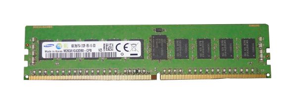 M393A1G43DB0-CPB Samsung 8GB DDR4-2133MHz PC4-17000 ECC Registered CL15 288-Pin DIMM 1.2V Dual Rank Memory Module
