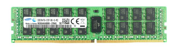 M393A4K40BB0-CPB4Q Samsung 32GB DDR4-2133MHz PC4-17000 ECC Registered CL15 288-Pin DIMM 1.2V Dual Rank Memory Module
