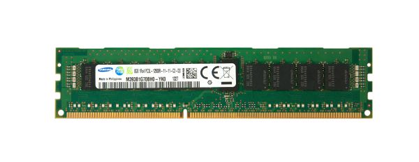 M393B1G70BH0-YK0 Samsung 8GB DDR3-1600MHz PC3-12800 ECC Registered CL11 240-Pin DIMM 1.35V Low Voltage Single Rank Memory Module