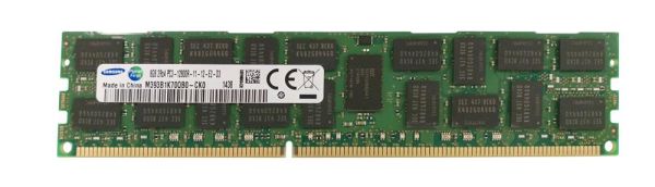 M393B1K70QB0-CK0 Samsung 8GB DDR3-1600MHz PC3-12800 ECC Registered CL11 240-Pin DIMM 1.35V Low Voltage Dual Rank Memory Module