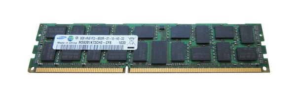 M393B1K73CH0-CF8 Samsung 8GB DDR3-1066MHz PC3-8500 ECC Registered CL7 240-Pin DIMM 1.35V Low Voltage Quad Rank Memory Module