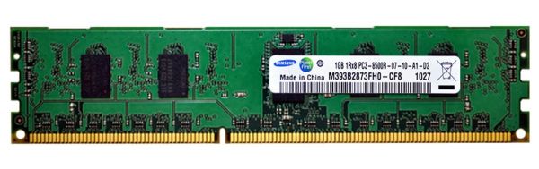 M393B2873FH0-CF8 Samsung 1GB DDR3-1066MHz PC3-8500 ECC Registered CL7 240-Pin DIMM 1.35V Low Voltage Single Rank Memory Module