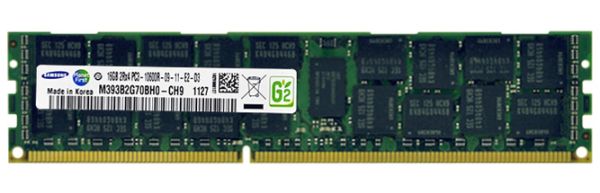 M393B2G70BH0-CH9 Samsung 16GB DDR3-1333MHz PC3-10600 ECC Registered CL9 240-Pin DIMM 1.35V Low Voltage Dual Rank Memory Module