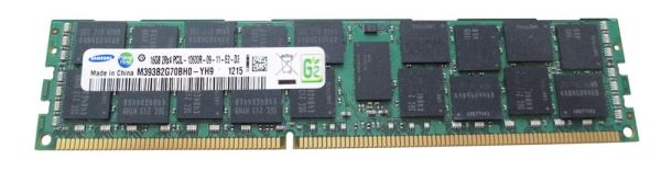 M393B2G70BH0-YH9 Samsung 16GB DDR3-1333MHz PC3-10600 ECC Registered CL9 240-Pin DIMM 1.35V Low Voltage Dual Rank Memory Module