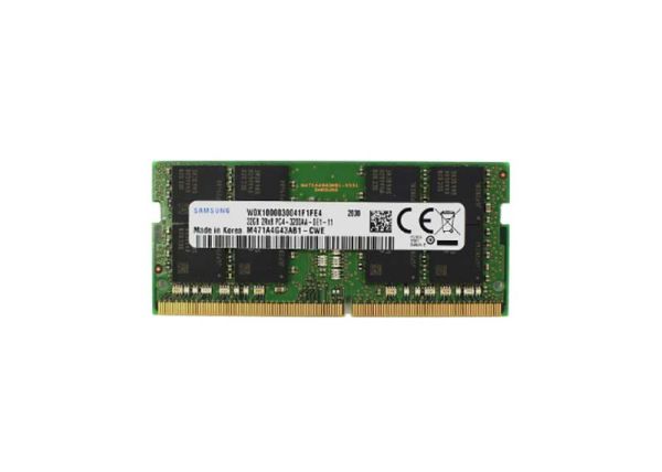 M471A4G43AB1-CWEDY Samsung 32GB PC4-25600 DDR4-3200MHz non-ECC Unbuffered CL22 SoDIMM 1.2V Dual-Rank Memory Module