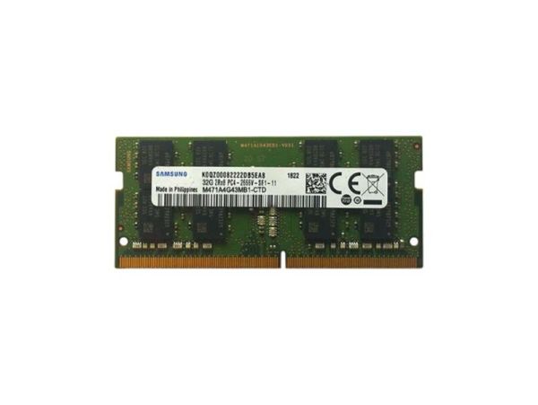 M471A4G43MB1-CTDDY Samsung 32GB PC4-21300 DDR4-2666MHz non-ECC Unbuffered CL19 SoDIMM 1.2V Dual-Rank Memory Module