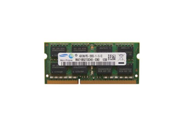 M471B5273CHO-CK0 Samsung 4GB PC3-10600 DDR3-1333Mhz non-ECC Unbuffered CL9 SoDIMM Dual-Rank Memory
