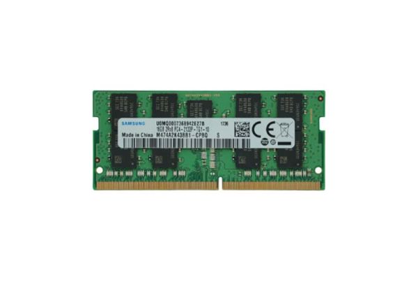 M474A2K43BB1-CPBQ Samsung 16GB PC4-17000 DDR4-2133MHz ECC Unbuffered CL15 SoDIMM 1.2V Dual-Rank Memory Module