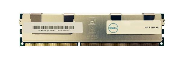 M9FKF Dell 32GB DDR3-1333MHz PC3-10600 ECC Registered CL9 240-Pin DIMM 1.35V Low Voltage Quad Rank Memory Module