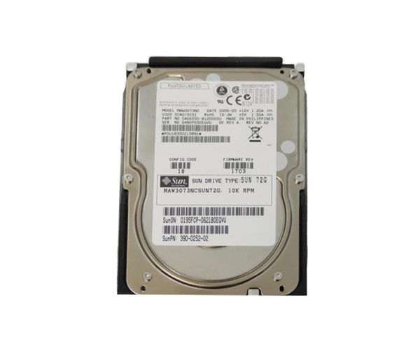 MAW3073NCSUN72G Sun 73GB 10000RPM Ultra-320 SCSI 80-Pin 3.5-inch Hard Drive