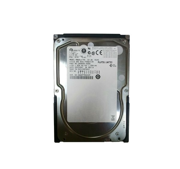 MAW3147NC Fujitsu 146GB 10000RPM 8MB Cache 80-Pin Ultra-320 SCSI Rohs Compliant 3.5-inch Hard Drive