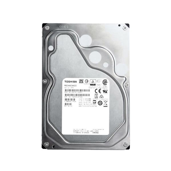 MD04ACA400 Toshiba 4TB 7200RPM 64MB Cache SATA-6GBITS 3.5-inch Hard Drive