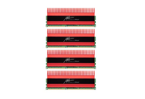 MD16384K4D3-2133-X10 PNY Technology 16GB Kit (4 X 4GB) PC4-17000 DDR4-2133MHz non-ECC Unbuffered CL15 240-Pin DIMM 1.2V Quad Rank Memory