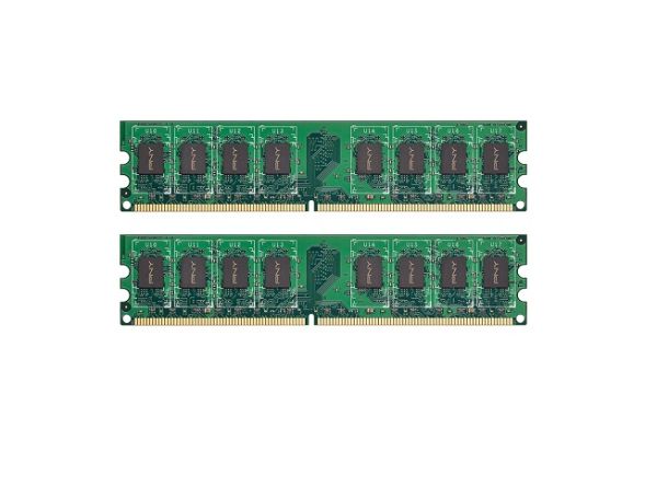 MD2048KD2-667 PNY Technology 2GB PC2-5300 DDR2-667MHz non-ECC Unbuffered CL5 240-Pin DIMM 1.8V Dual Rank Memory Module