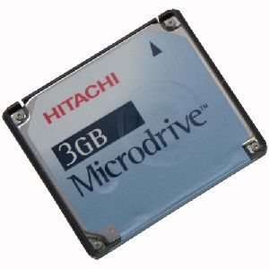 MD3GB-BP HGST Microdrive 3K6 HMS360603D5CF00 3GB 3600RPM CompactFlash (CF) 128KB Cache Plug-in Module