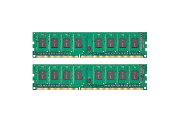 MD8192KD3-1333-NHS-V2 PNY Technology 8GB Kit (2 X 4GB) PC3-10600 DDR3-1333MHz non-ECC Unbuffered CL9 240-Pin DIMM 1.5V Dual Rank Memory
