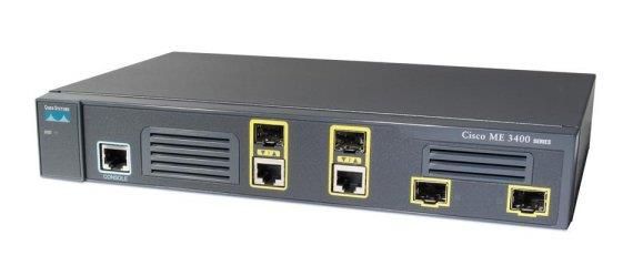 ME-3400EG-2CS-A-RF Cisco ME 3400EG-2CS 2-Ports 10/100/1000Base-T Manageable Layer3 Rack-mountable 1U Ethernet Access Switch with 4x Shared SFP Slots