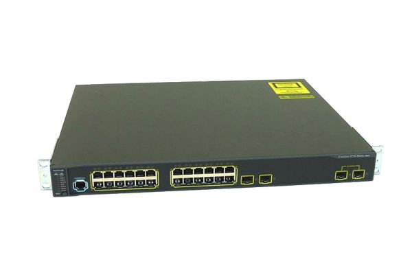 ME-C3750-24TEMA-RF Cisco Catalyst 3750 Series 24 x RJ-45 Ports 10/100Base-FX + 2 x SFP Ports Layer 3 Managed Rack-mountable Fast Ethernet Network Switch